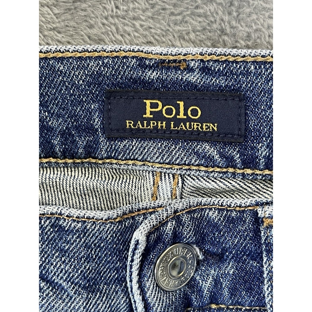 Polo Ralph Lauren Jeans Womens 26 Blue Denim Med Wash Tompkins Mid Rise Skinny - Picture 7 of 11
